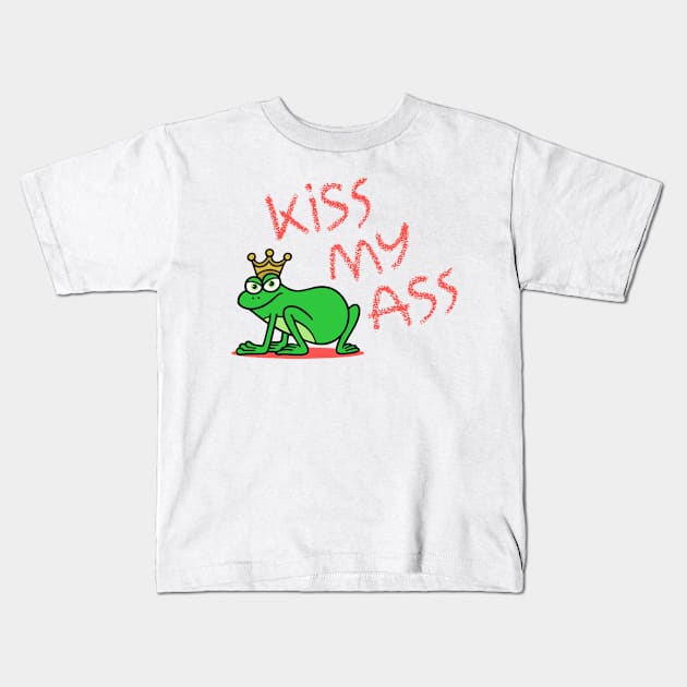 Kiss my ass Kids T-Shirt by byTxemaSanz